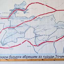 The Silk Roads through TJ. We are following the northern one to Khujand