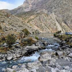 Shing river flowing out of 7th lake