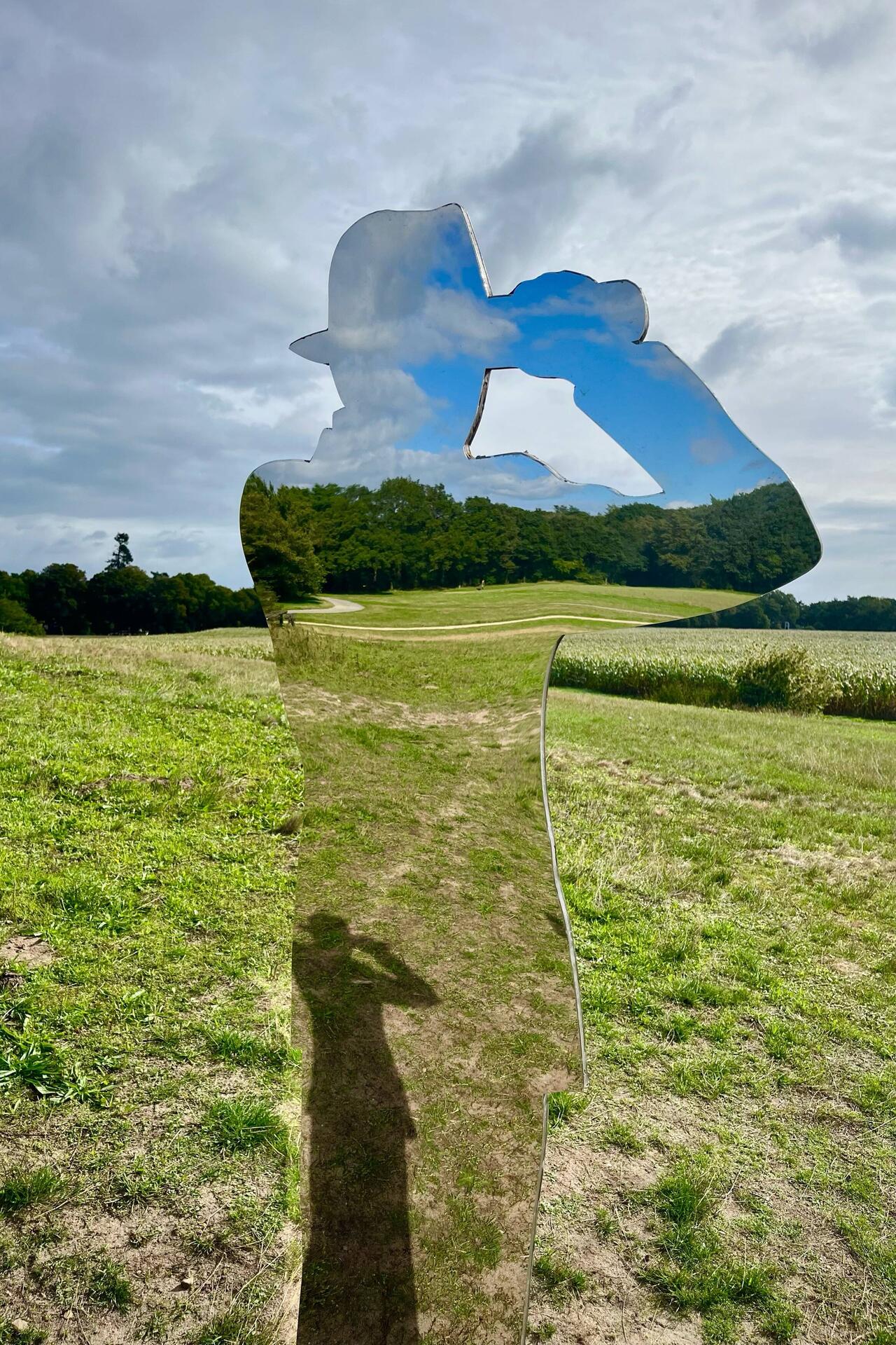 Einblick in einen Spiegel