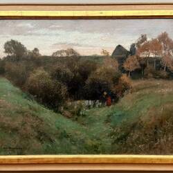 Herbstdämmerung, um 1893 von Otto Modersohn
