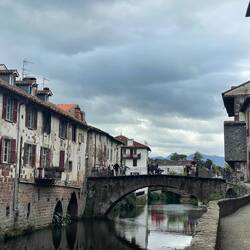Saint-Jean-Pied-de-Port. From this small medival town many pilgrims start their way to Santiago