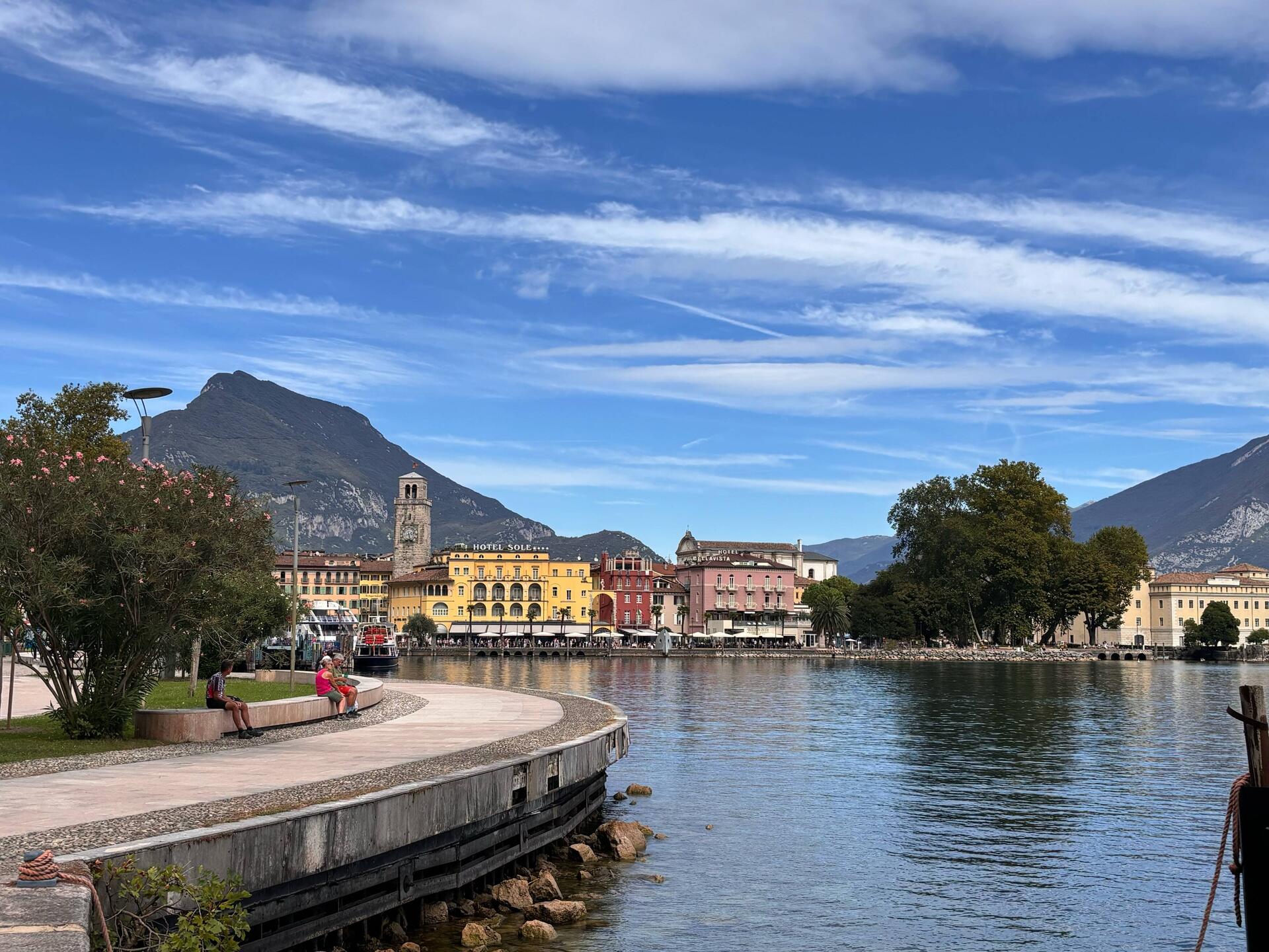 Blick auf Riva del Garda