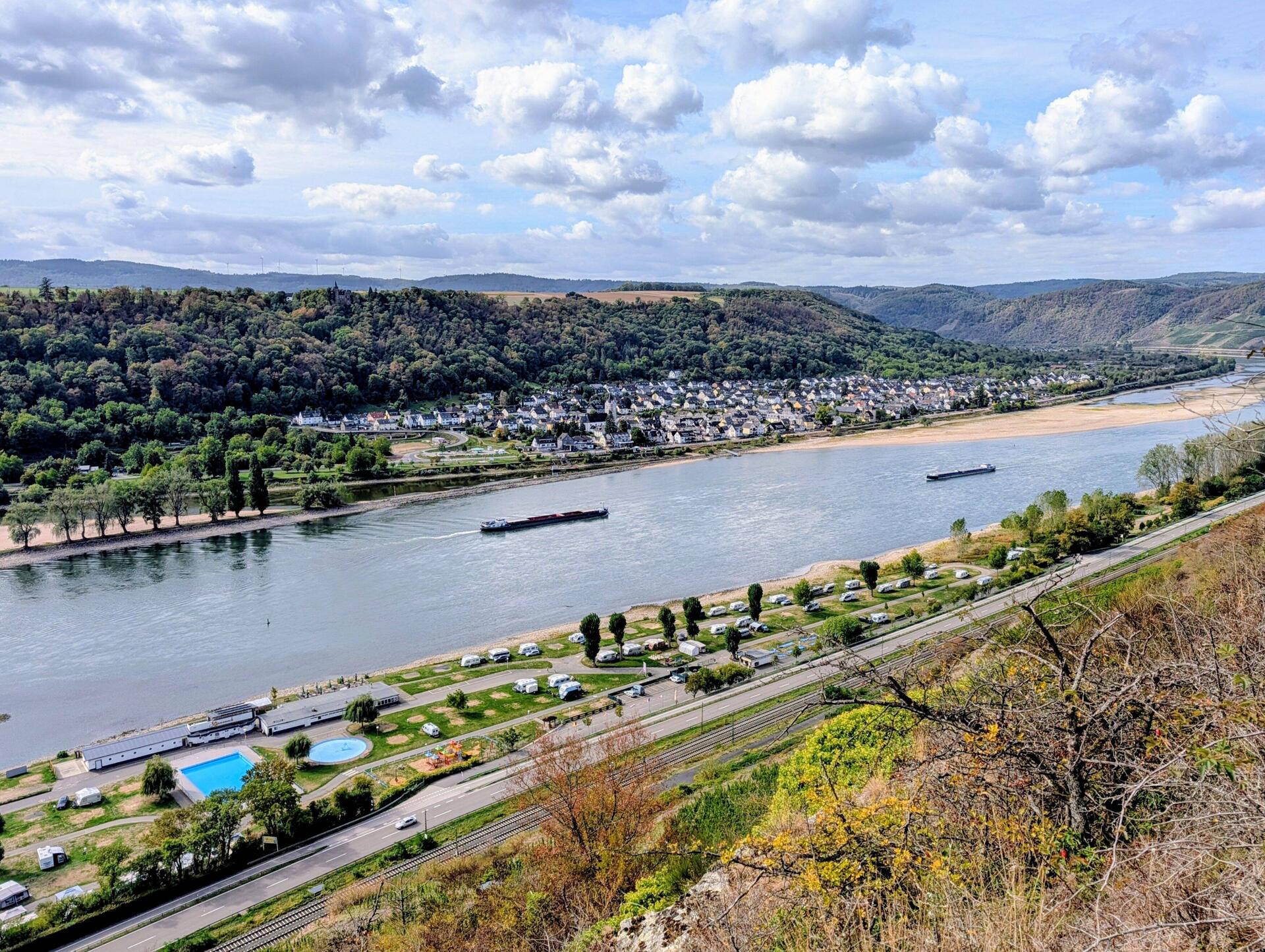 Unten unser Campingplatz