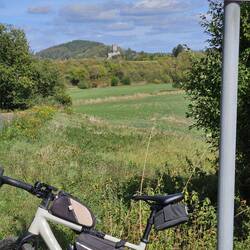Track towards castle