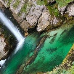 Savica Waterfall.