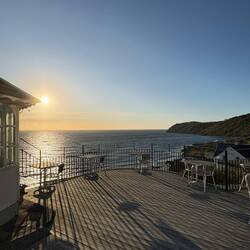 Uitzicht vanuit Grand Hotell Mölle