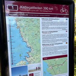 Kattegattleden route: nog 390 Zweedse kilometers te gaan