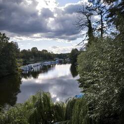 Blick von der Pionierbrücke