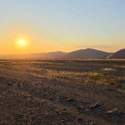 Heading towards sunset