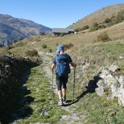 Retur gennem dalen Combe de l'Aiguille Noire