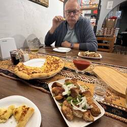 Der Schaschlik danach übrigens auch