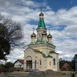The Church of the Blessed Virgin Mary at Banstol — my “Emerald City” at the top of the climb