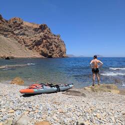 Secluded cove between Altea & Benidorm