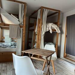 Last night's hostel room