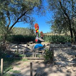This is one of many Barcelos roosters in and around Barcelos, a national Portuguese symbol