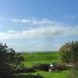 Geradeaus bestes Wetter.