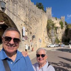 Defensive walls of San Marino.