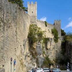 Defensive walls of San Marino.