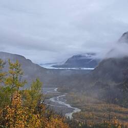 Matanuska Gletscher, es zieht aber schon zu