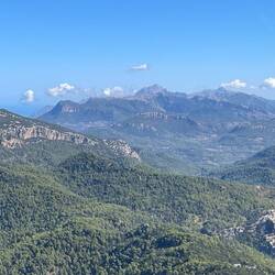 Tramuntana mit Puig Mayor und Puig Massanella
