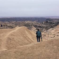 Some of the paths were narrow