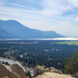 Colombia lake from Dutch Creek Hoodoos