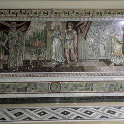 Mosaics with the story of Alexander the Great - the founder of the city