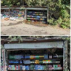 Special way to cool the drinks on the roadside - no water shortage here