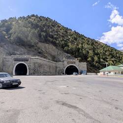 We came out of the tunnel for a picture