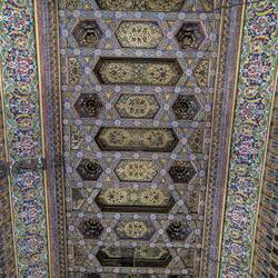 ... with exquisitely decorated ceiling