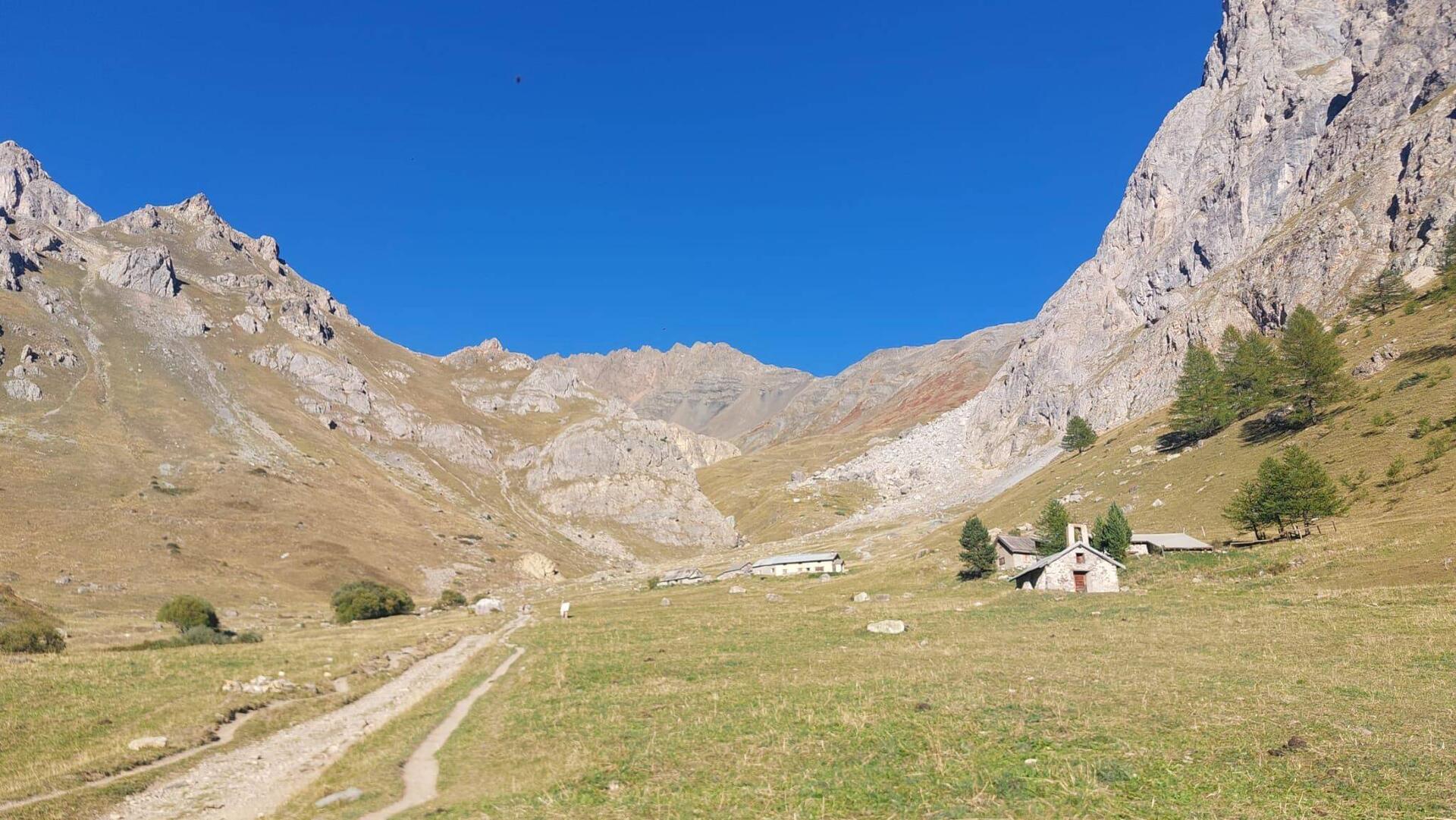 Begyndelsen af dalen ved l'Alpe du Lauzet