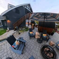 Sauna patio