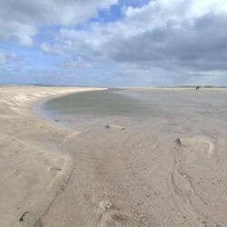 Es ist Ebbe.