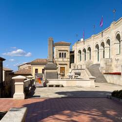 The Volunteers' Loggias houses San Marino's modern and contemporary art collection.