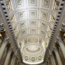 Ceiling of the nave of the Basilica of Saint Marinus — Città di San Marino