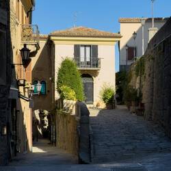 Città di San Marino ... deserted in the early morning hours.