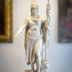 19th century statue of "La Libertà" by Stefano Galletti — State Museum.