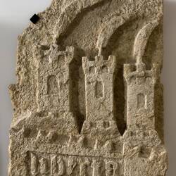 An old Coat of Arms from the Porta San Francesco — State Museum.