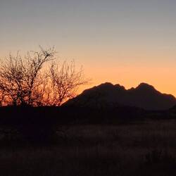 The phone just can't recreate the twilight colour