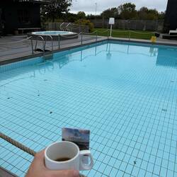 Frisse ochtend duik om wakker te worden ☕️