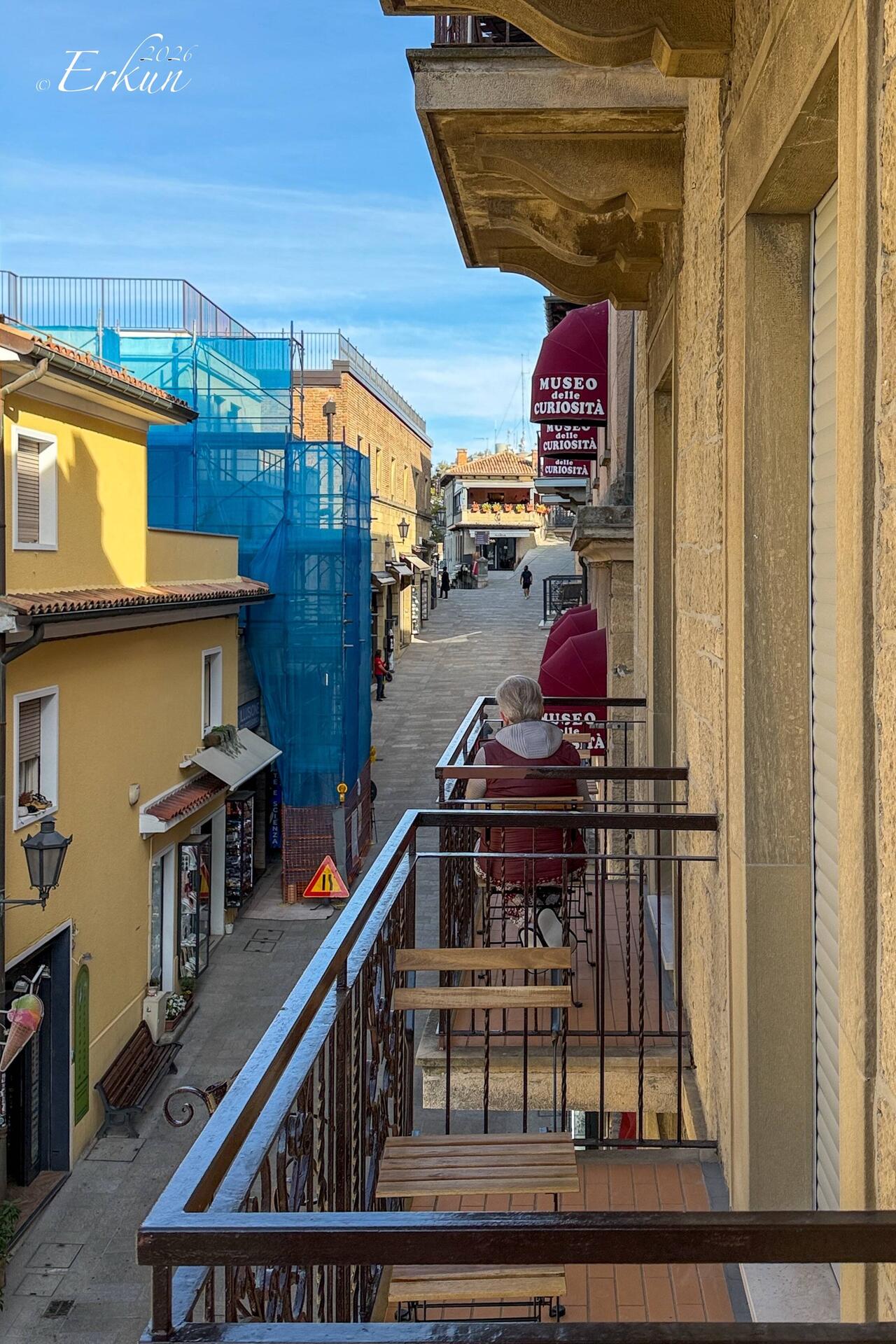 Quiet morning in San Marino.