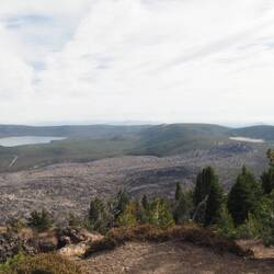 View of the Big Obsidian Flow