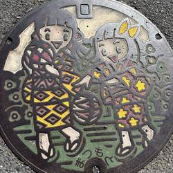 Ornate sewer covers