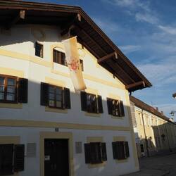 Das Geburtshaus vom Papst Benedikt XVI in Marktl