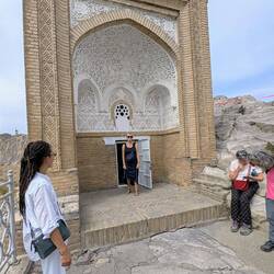 Even a small mosque up there