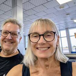 Waiting to board
