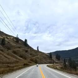 Overcast day. Quiet roads