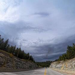 Dramatic sky. Thankfully no rain