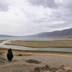 Orto-Tokoy reservoir on the Chu River, built 1960