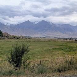 Snow on the mountain tops